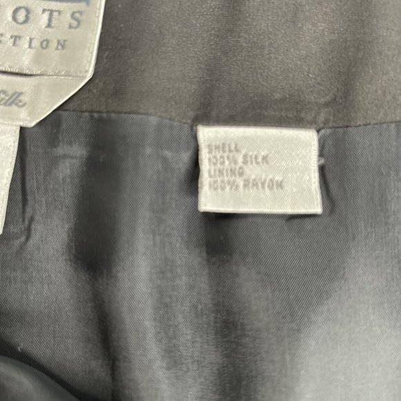 Talbots Collections silk skirt black Wedding Date Night Event size … - Picture 9 of 10